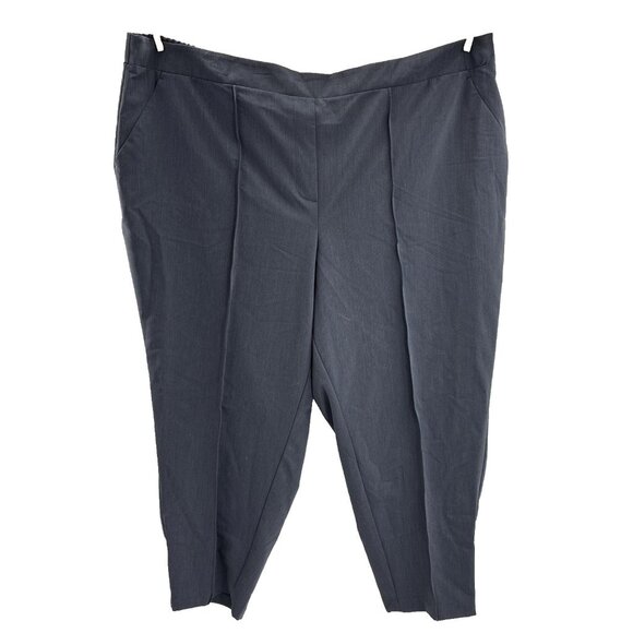 Nine West Womens Pants 3XL Crop Relaxed Mid Rise Pull On Stretch Dress Slacks - Picture 1 of 8